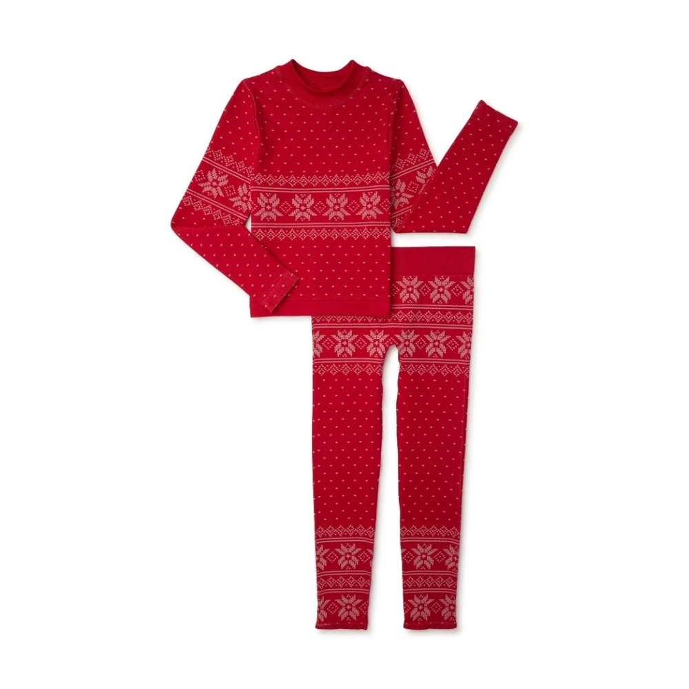 🆕️Avia Girls Seamless Long Sleeve Top and Leggings, 2-Piece Set, Sz 14-16